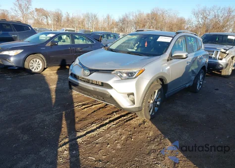 2016 Toyota Rav4 Hybrid Limited from USA, damaged, VIN JTMDJREV4GD005597